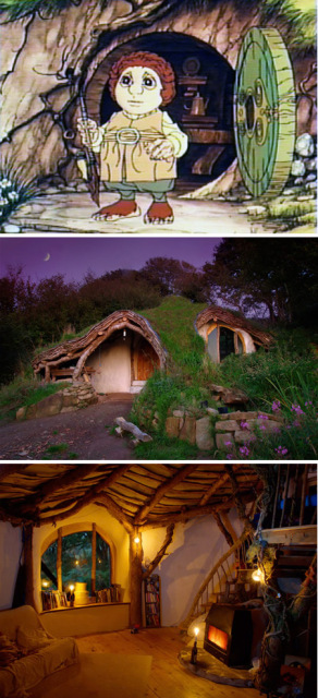 7 Unique Houses Cartoon in the world, Hobbit’s House