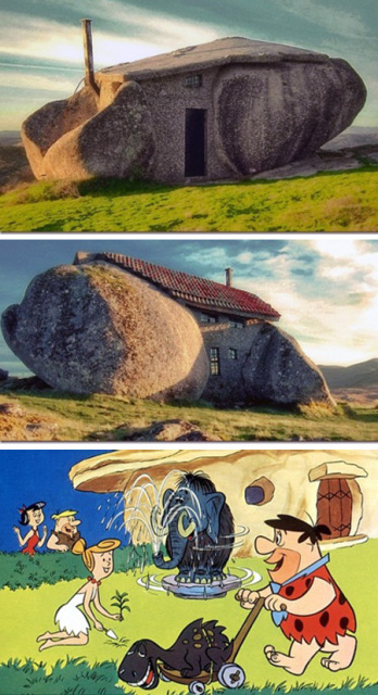 7 Unique Houses Cartoon in the world, Flintstones House